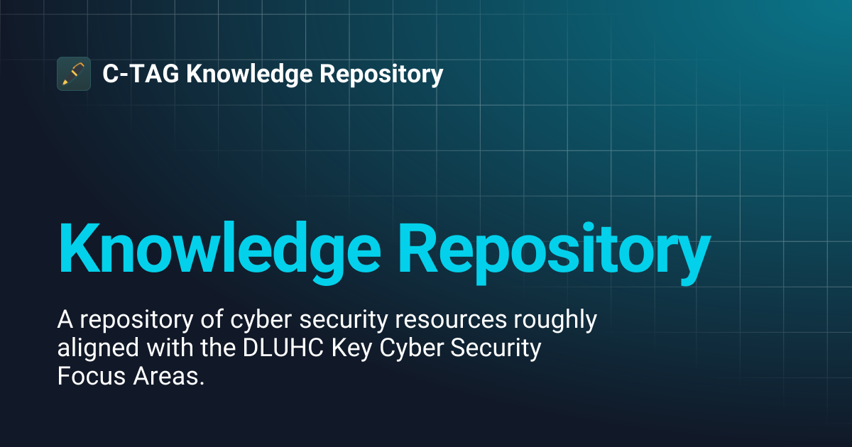 Knowledge Repository | C-TAG Knowledge Repository